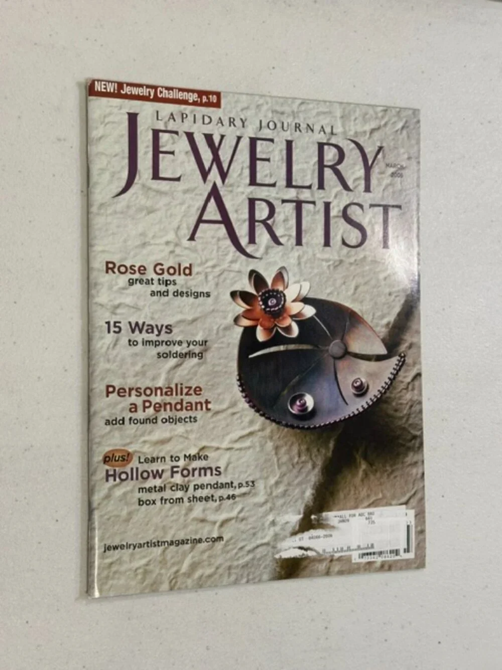 Lot of ELEVEN (11) Issues-Jewelry Artist Lapidary Journal 2008-2009